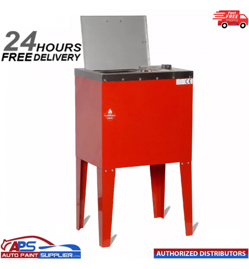 Twin Spray Gun Cleaning Machine Air Operated Gun Wash 2 Gun Solvent Waterbase